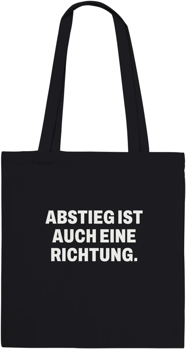 Abstieg ist auch eine Richtung – Schwarz