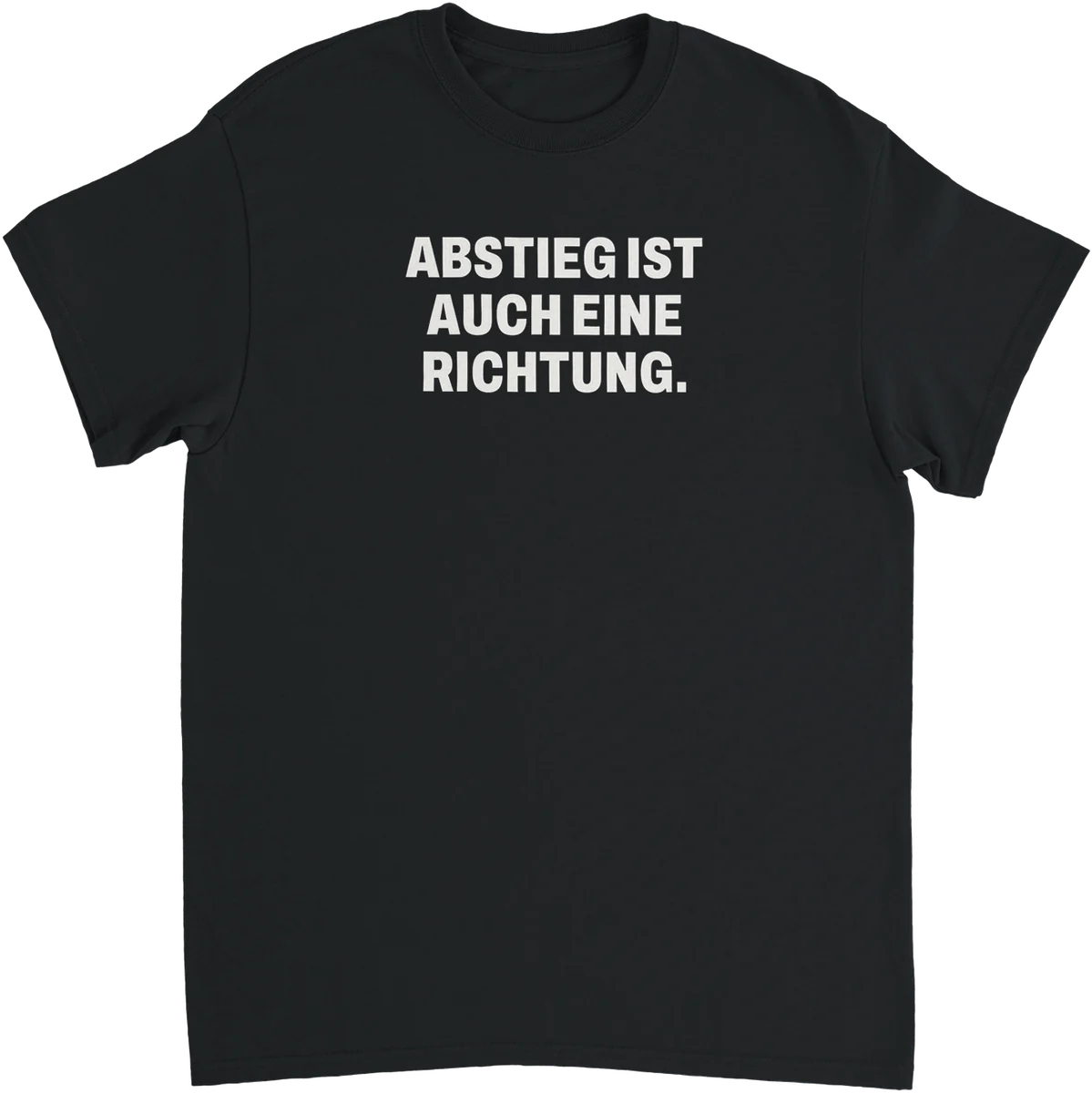 Abstieg ist auch eine Richtung – Schwarz