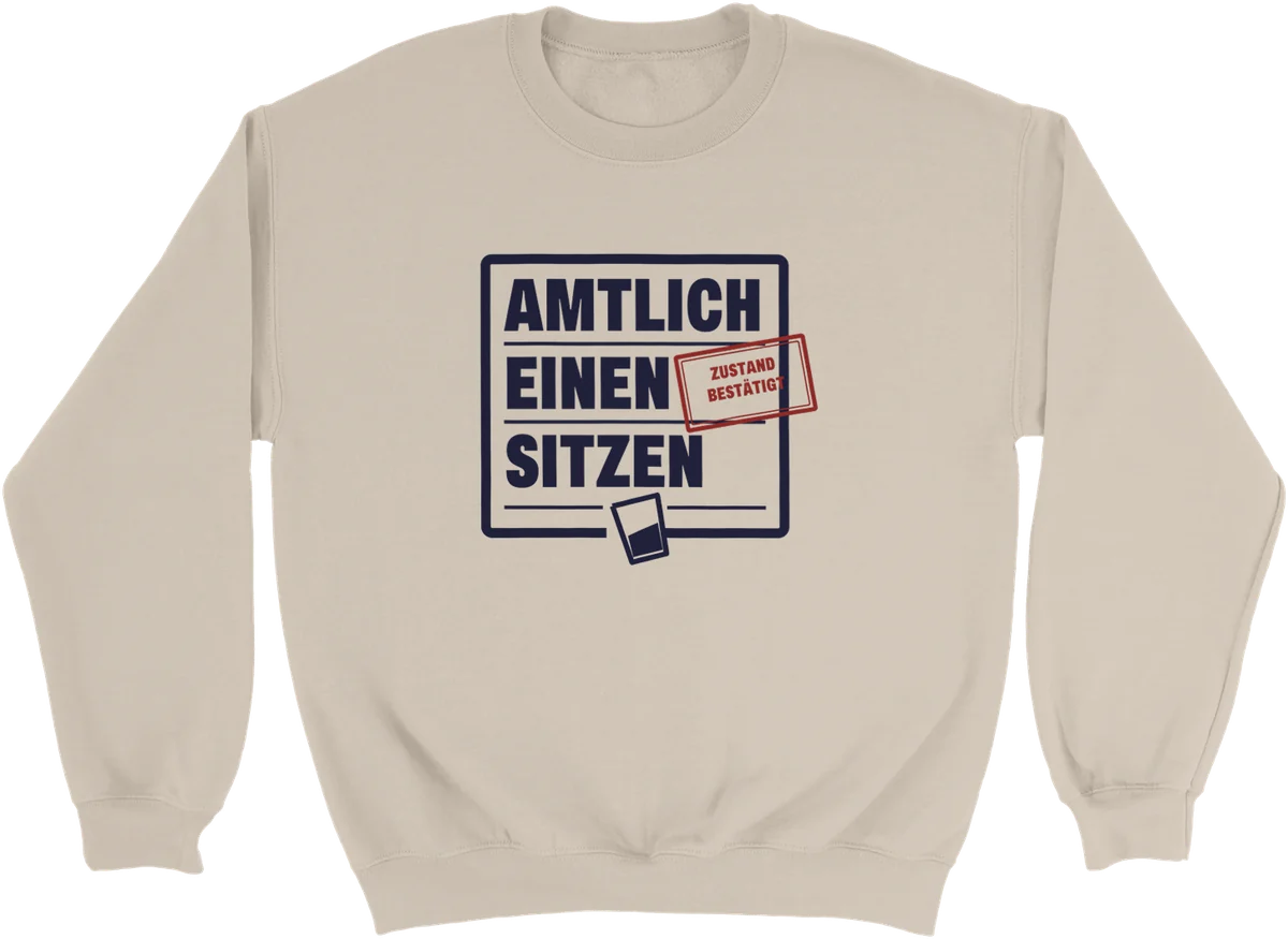 Amtlich einen sitzen – Sand