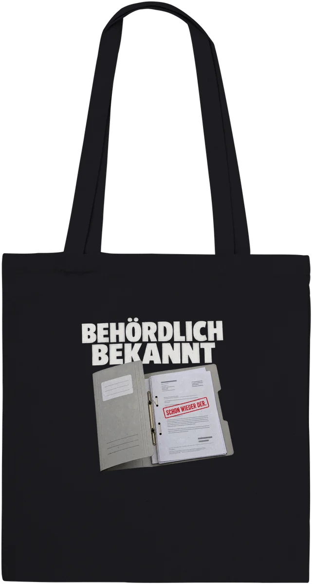 Behördlich bekannt – Schwarz