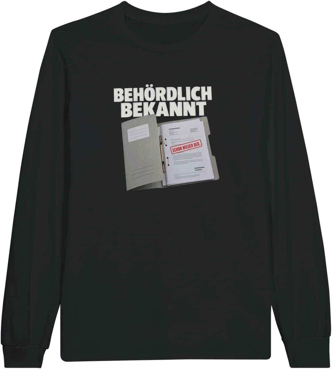 Behördlich bekannt – Schwarz
