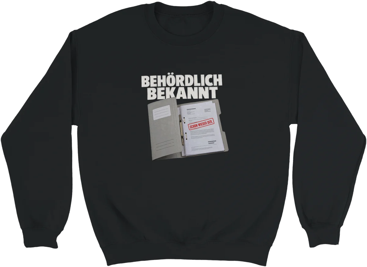 Behördlich bekannt – Schwarz