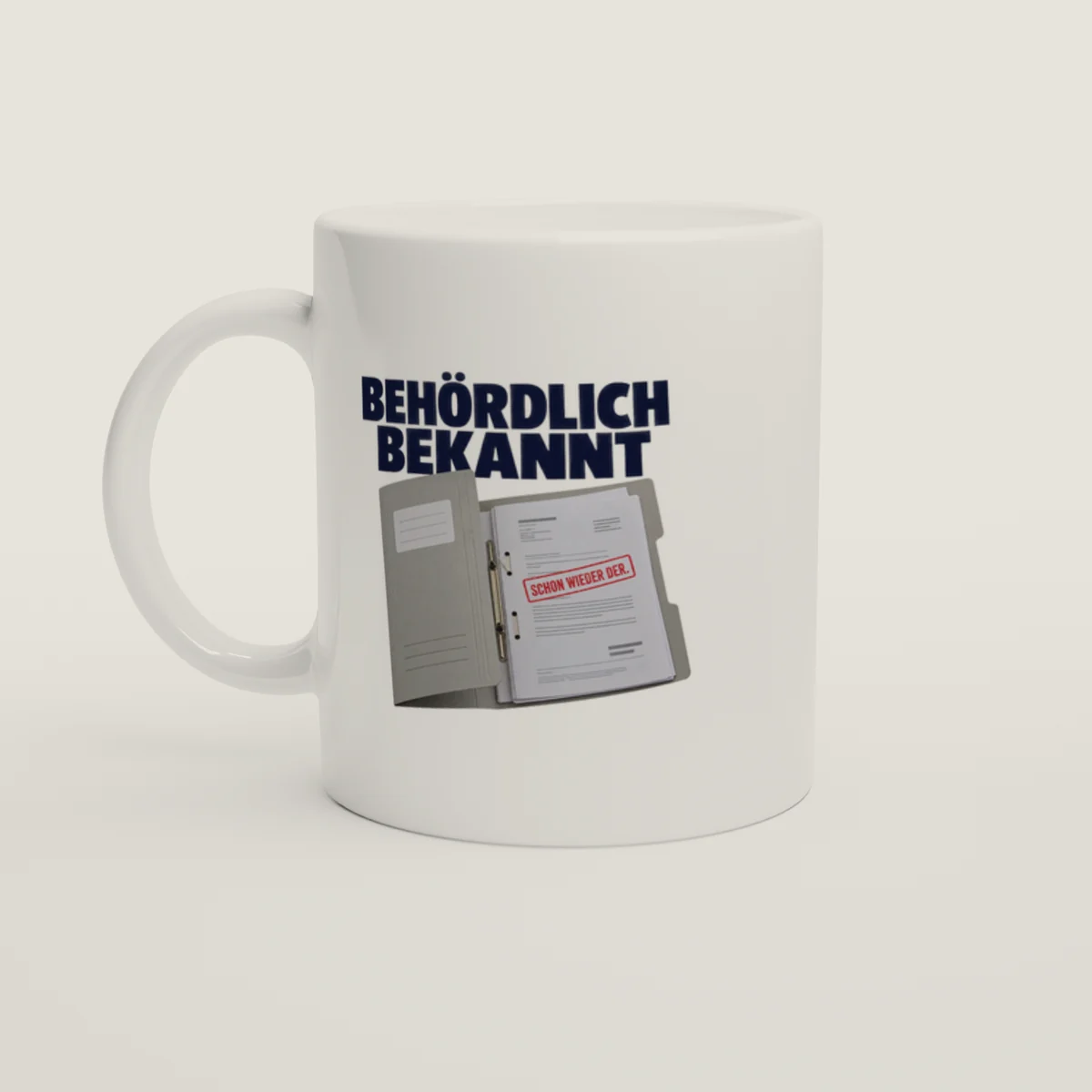 Behördlich bekannt – Weiß
