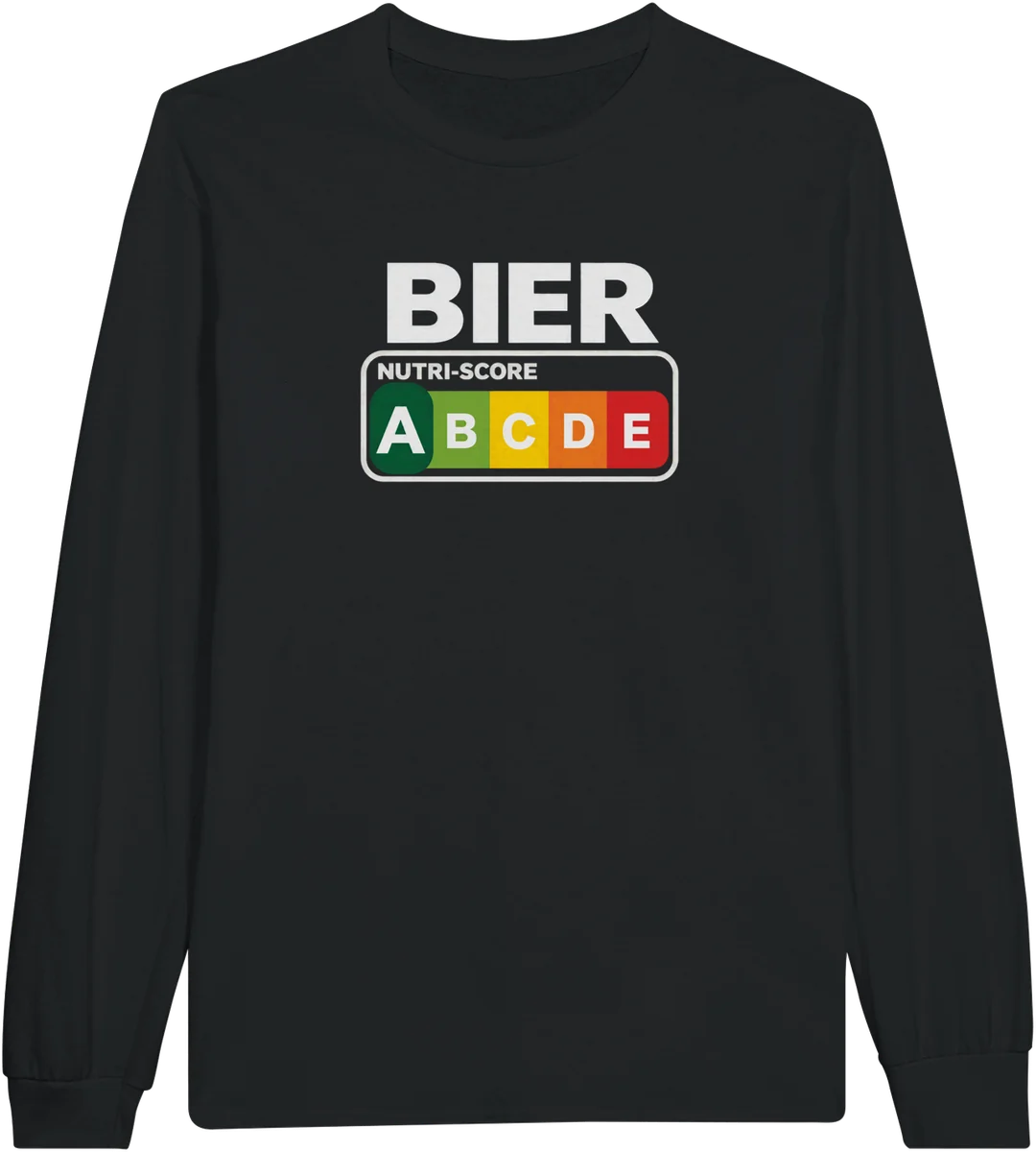 Bier Nutri-Score – Schwarz