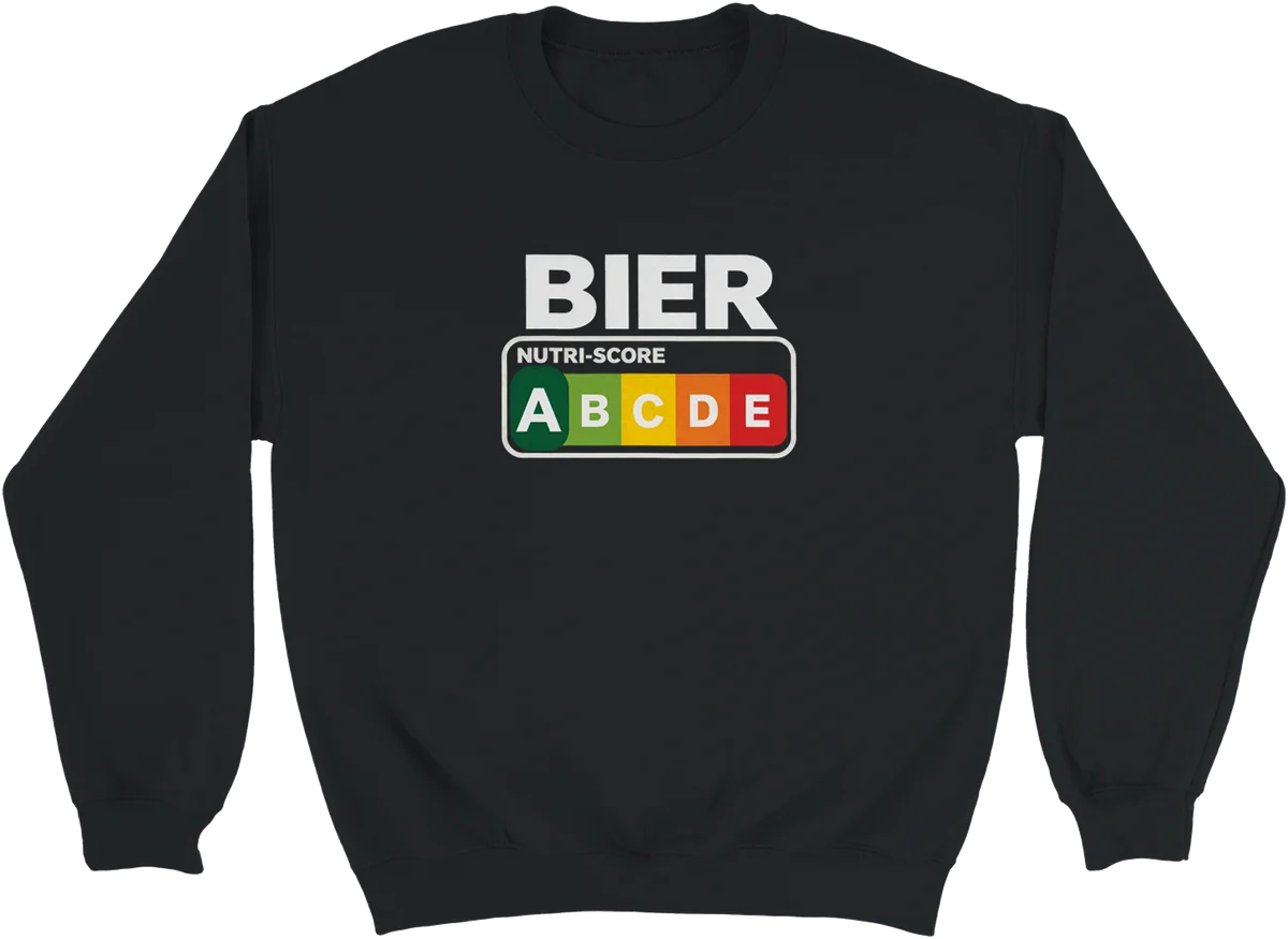 Bier Nutri-Score – Schwarz