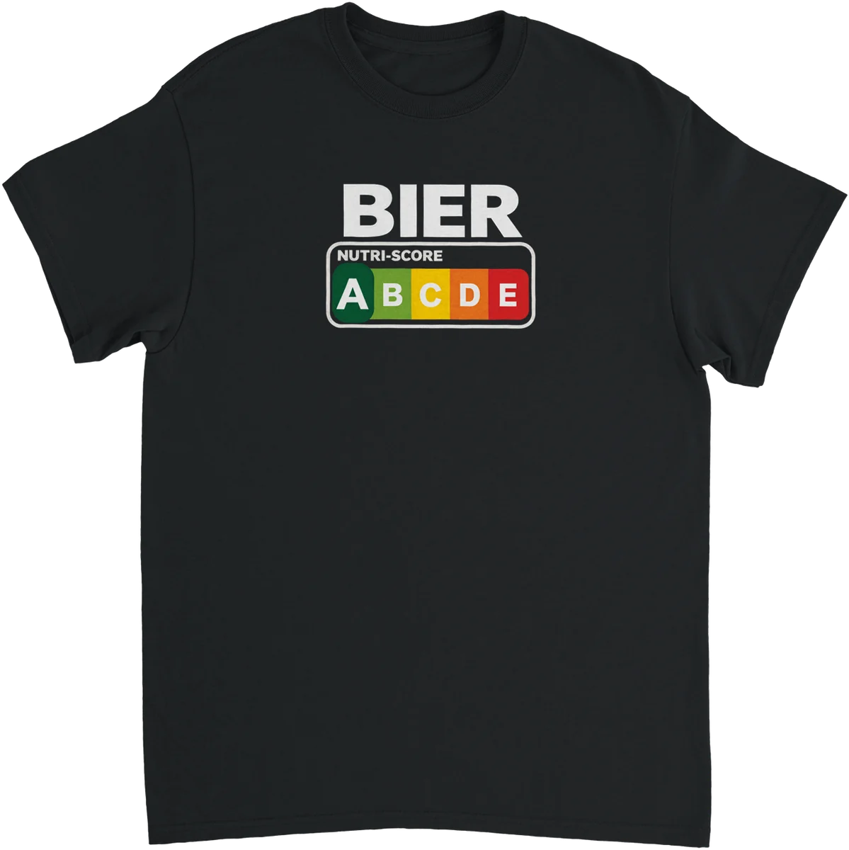 Bier Nutri-Score – Schwarz