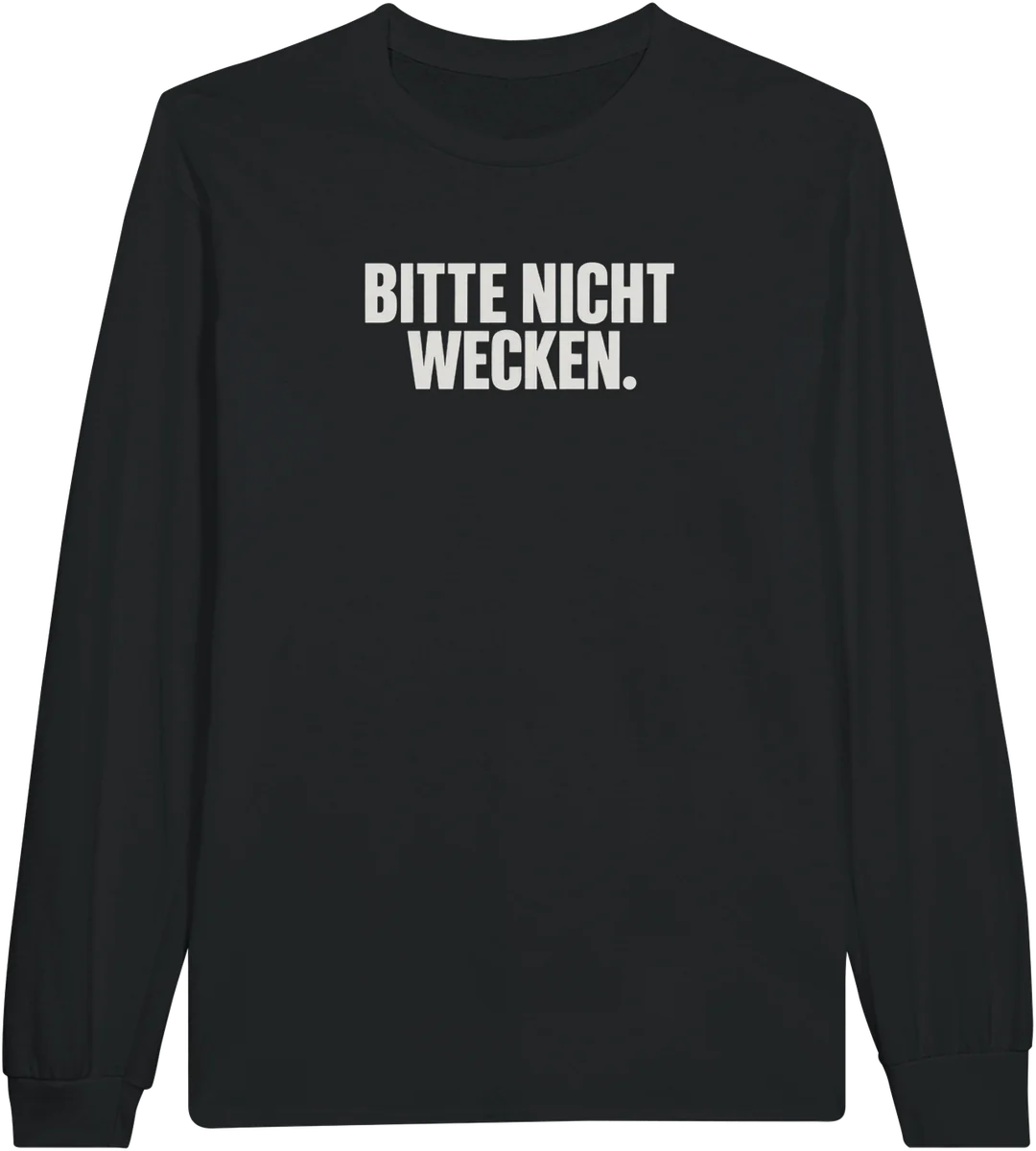 Bitte nicht wecken – Schwarz