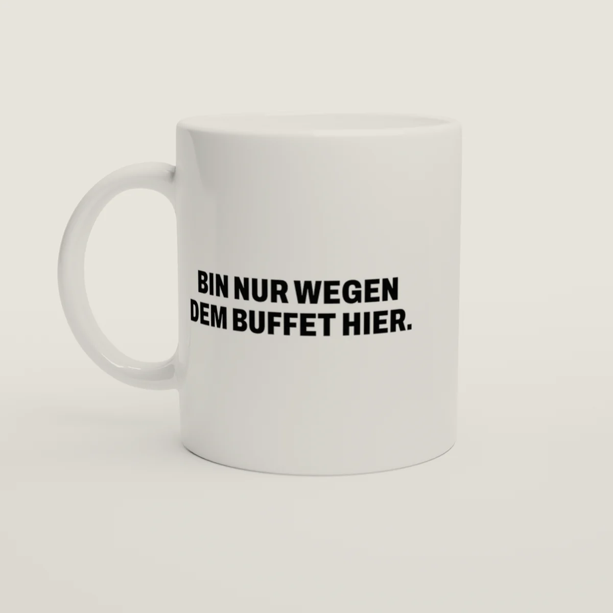 Nur wegen dem Buffet – Weiß