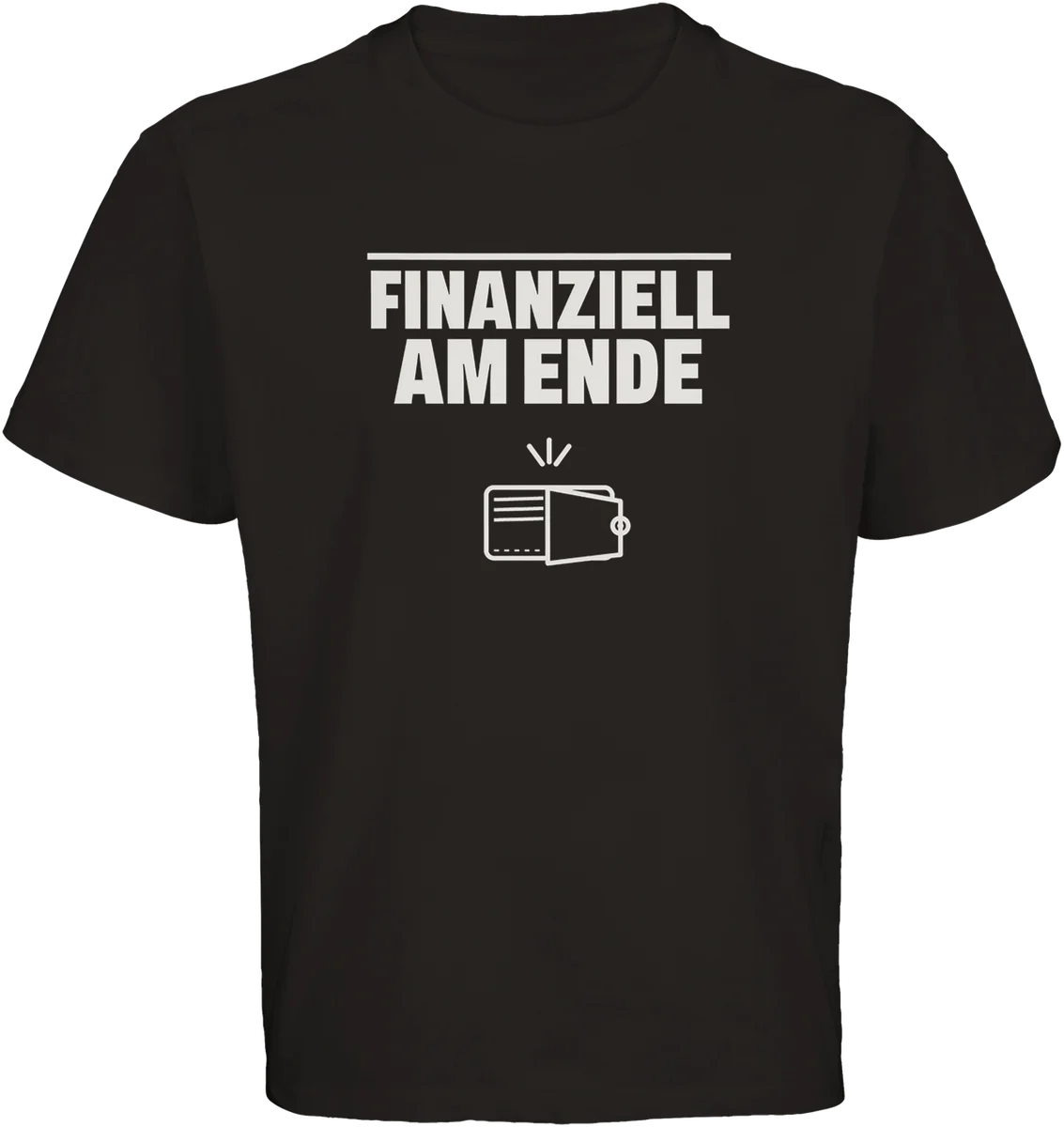 Finanziell am Ende – Schwarz