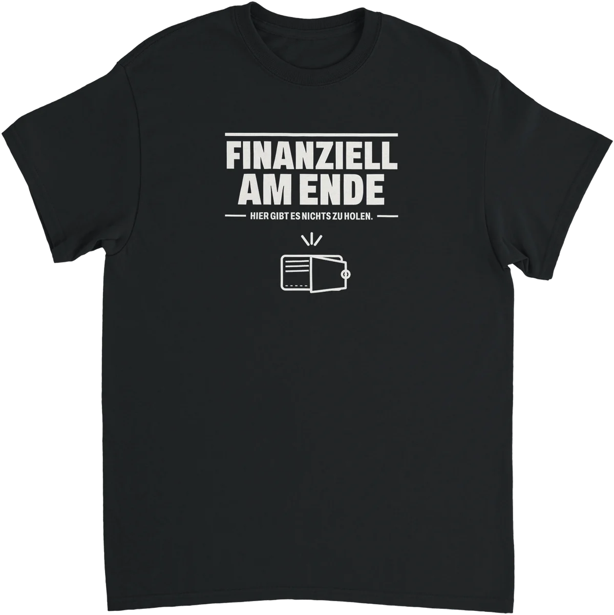 Finanziell am Ende – Schwarz