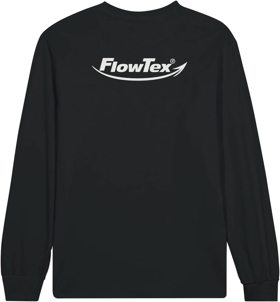 FlowTex – Rückenprint – Schwarz, Rückseite