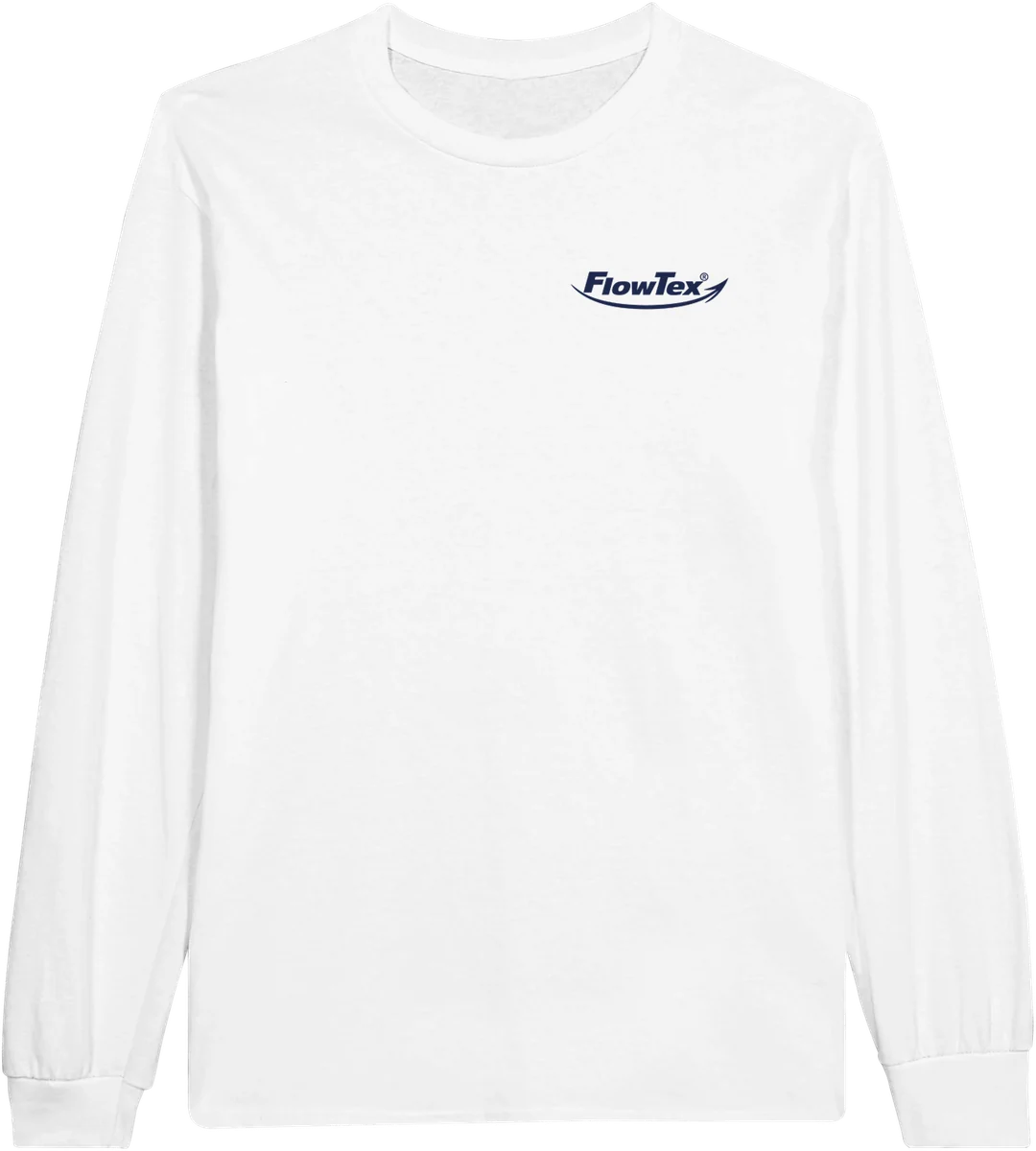 FlowTex – Rückenprint – Weiß
