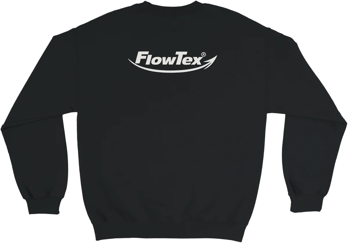FlowTex – Rückenprint – Schwarz, Rückseite