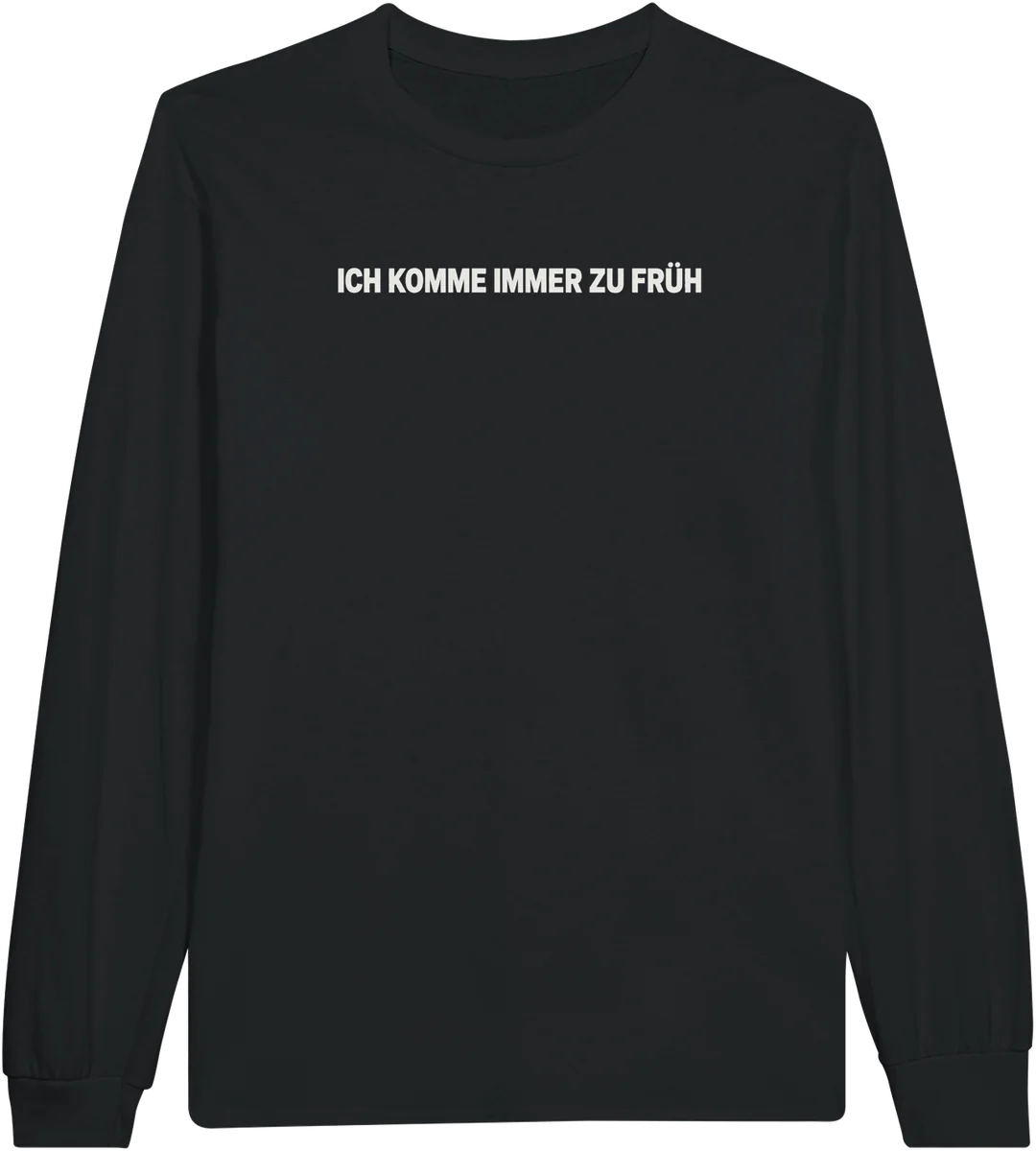 Ich komme immer zu früh – Schwarz