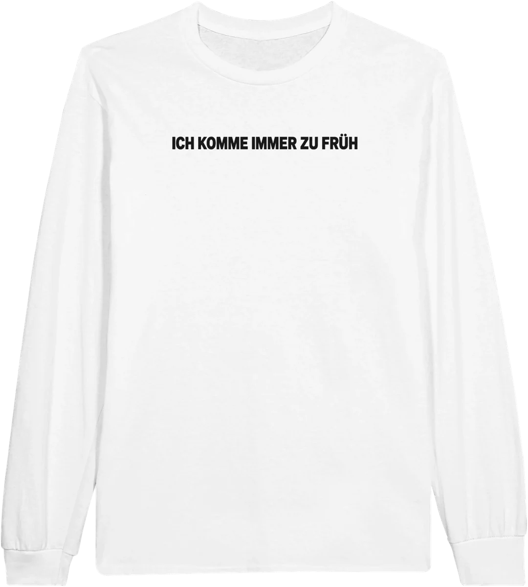 Ich komme immer zu früh – Weiß