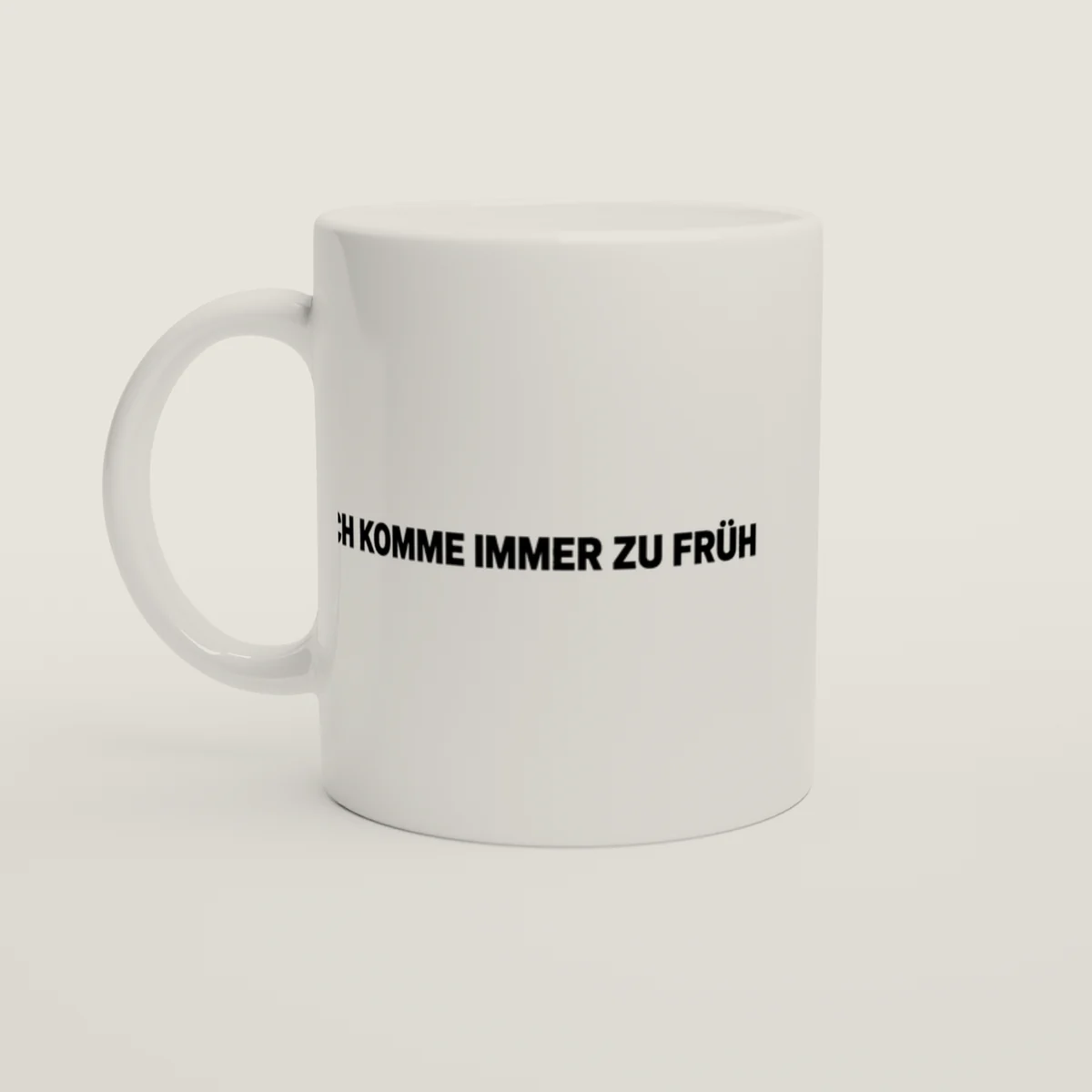 Ich komme immer zu früh – Weiß