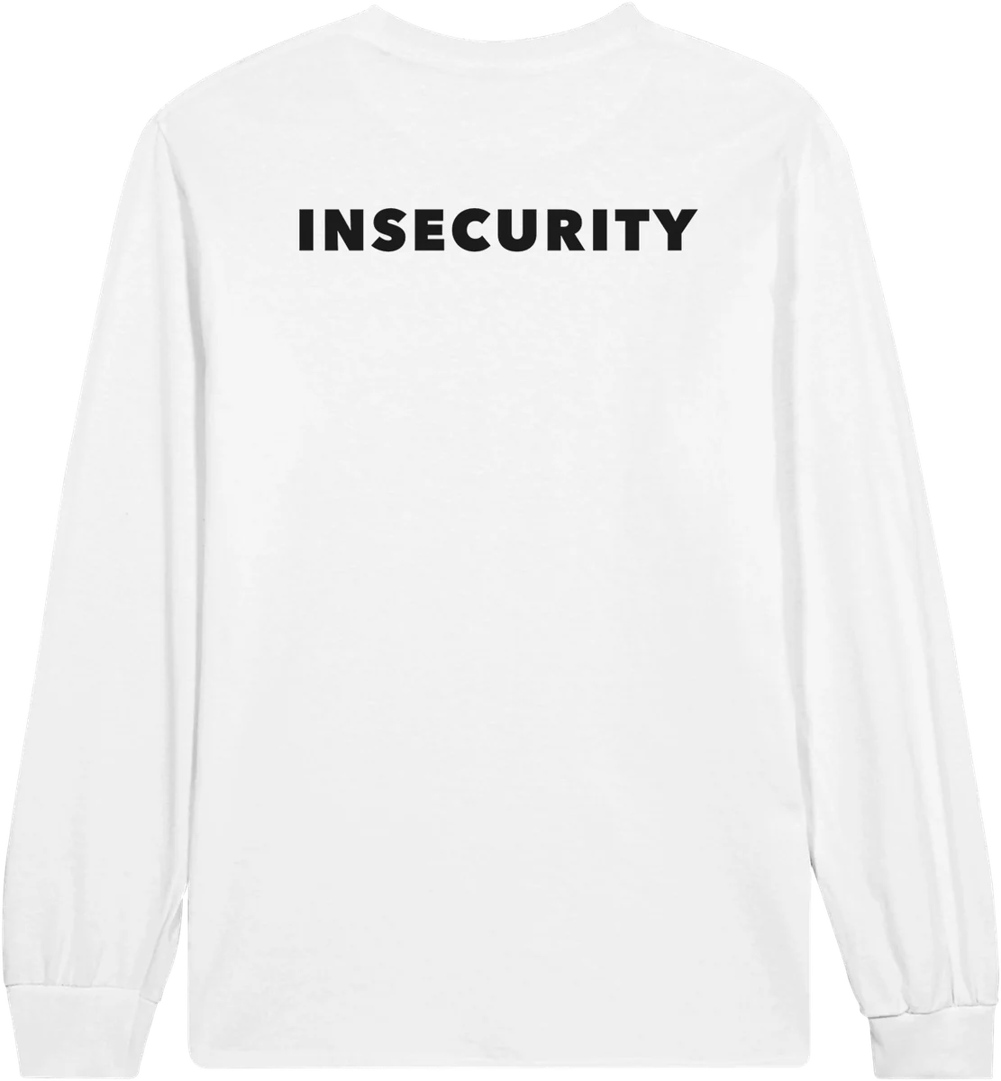 Insecurity – Weiß, Rückseite