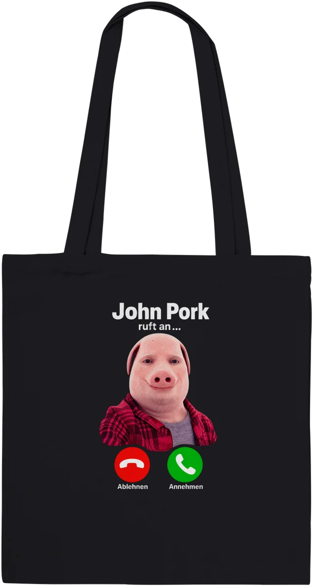 John Pork ruft an – Schwarz