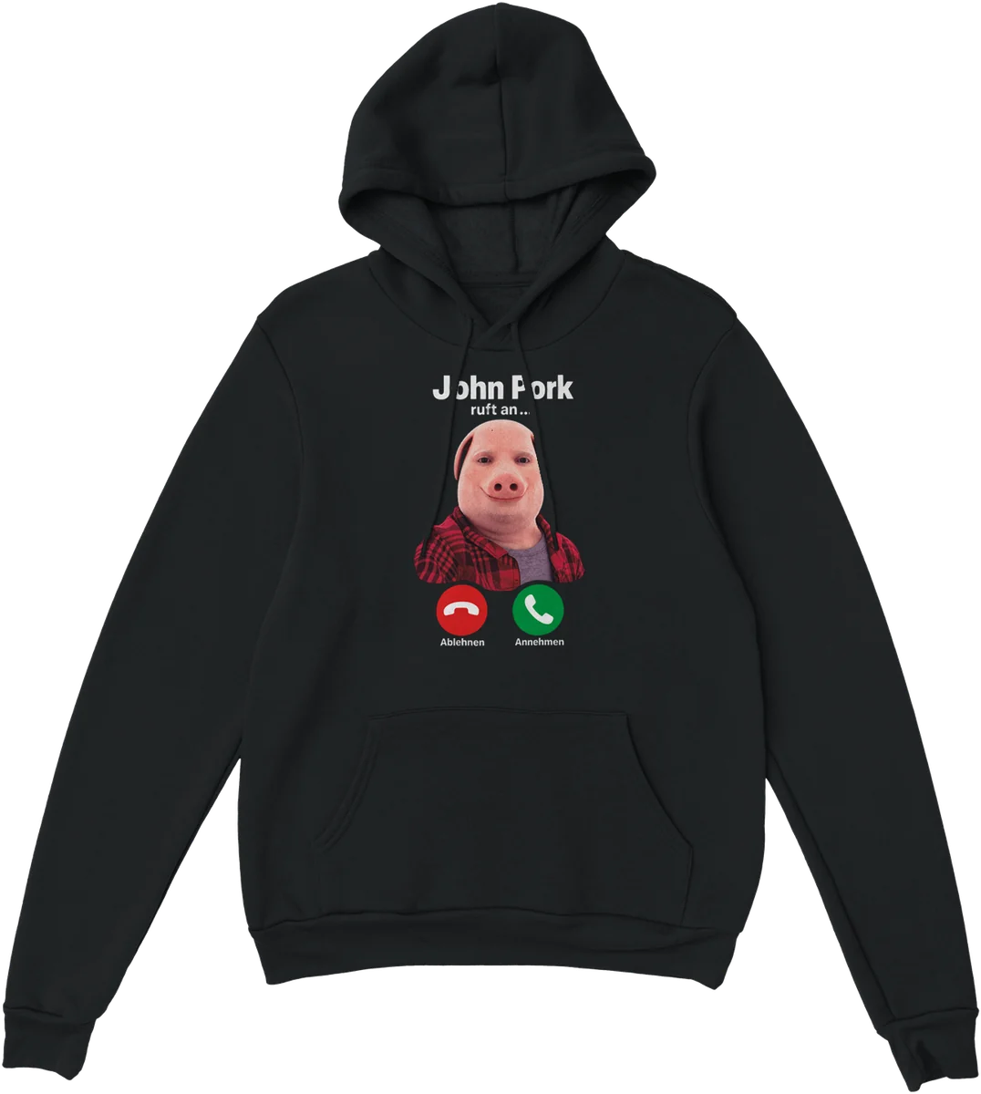 John Pork ruft an – Schwarz