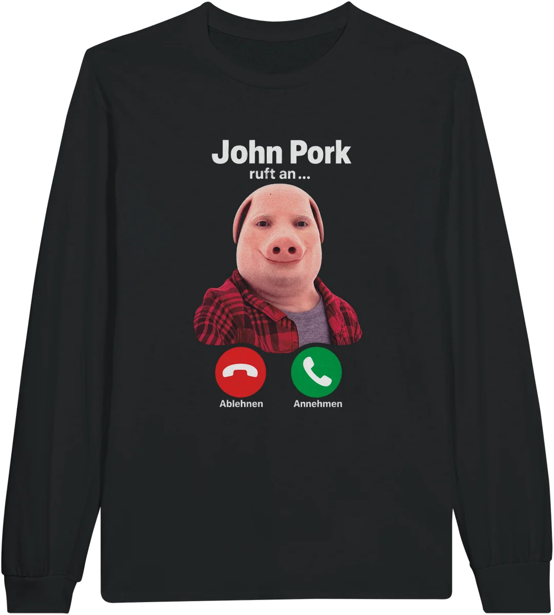 John Pork ruft an – Schwarz
