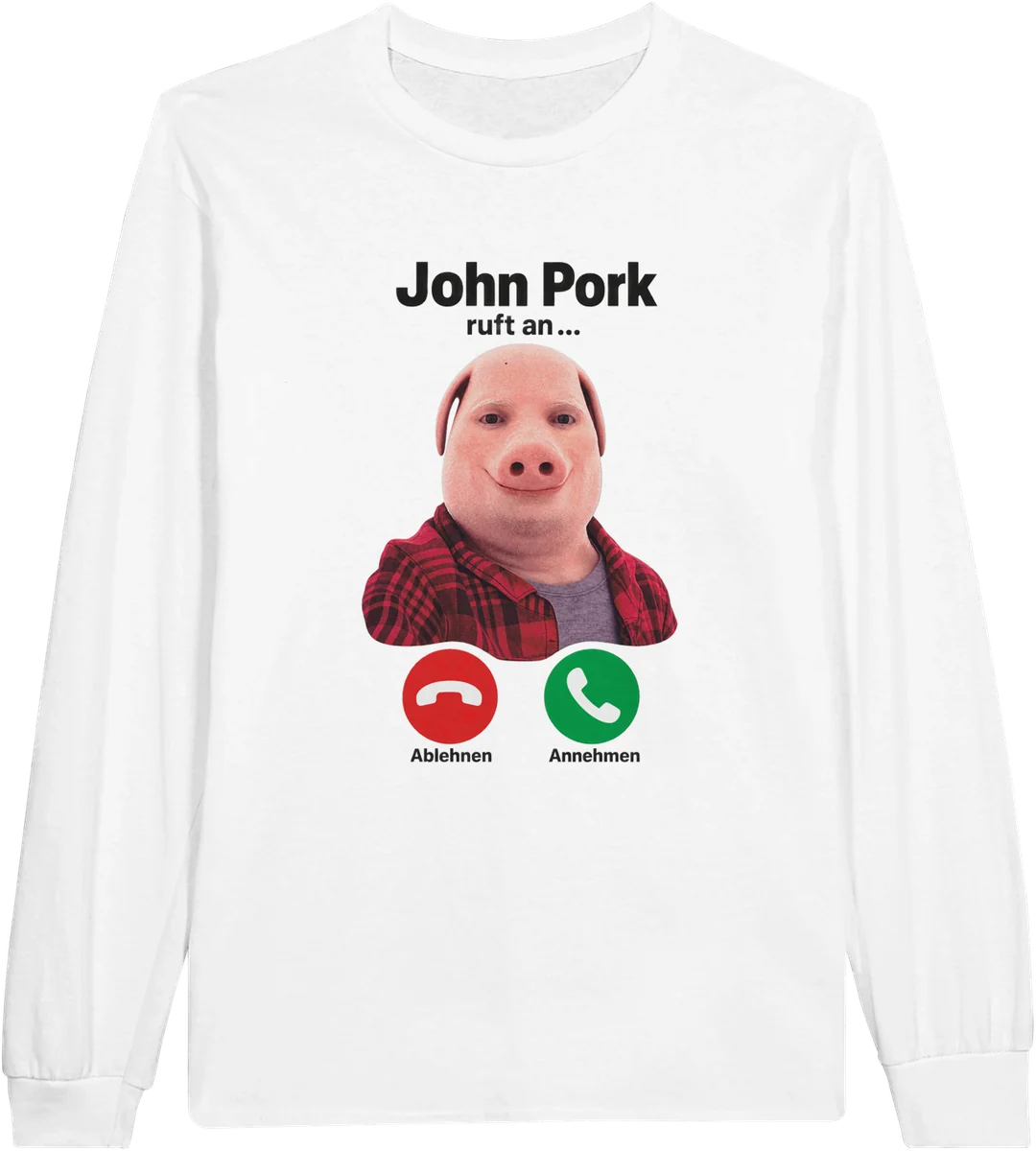 John Pork ruft an – Weiß