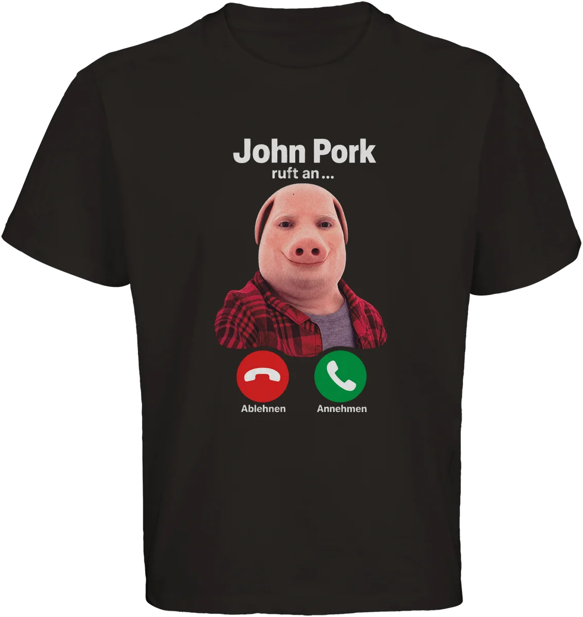 John Pork ruft an – Schwarz