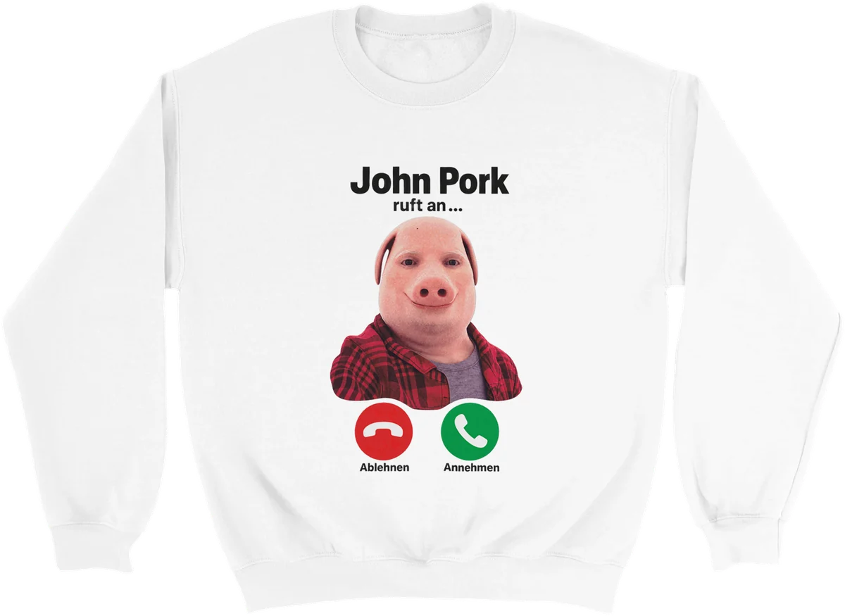 John Pork ruft an – Weiß