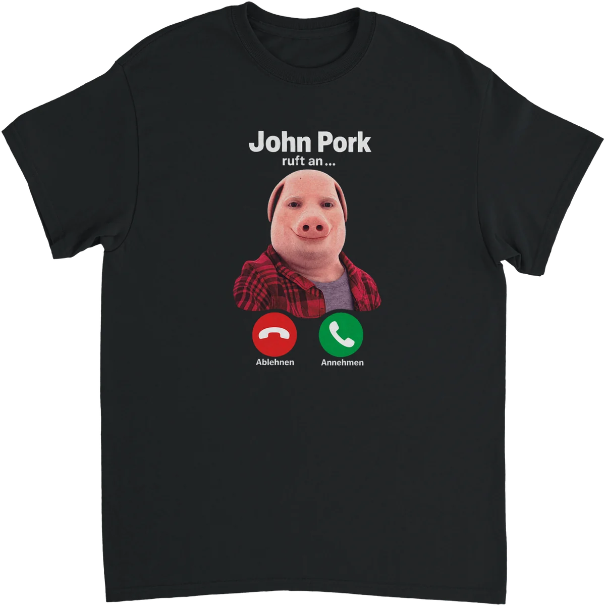 John Pork ruft an – Schwarz