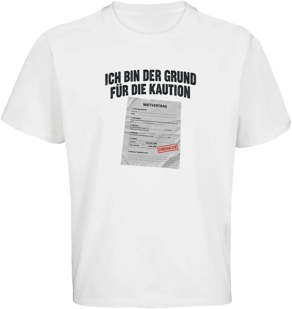 Grund für die Kaution – Weiß