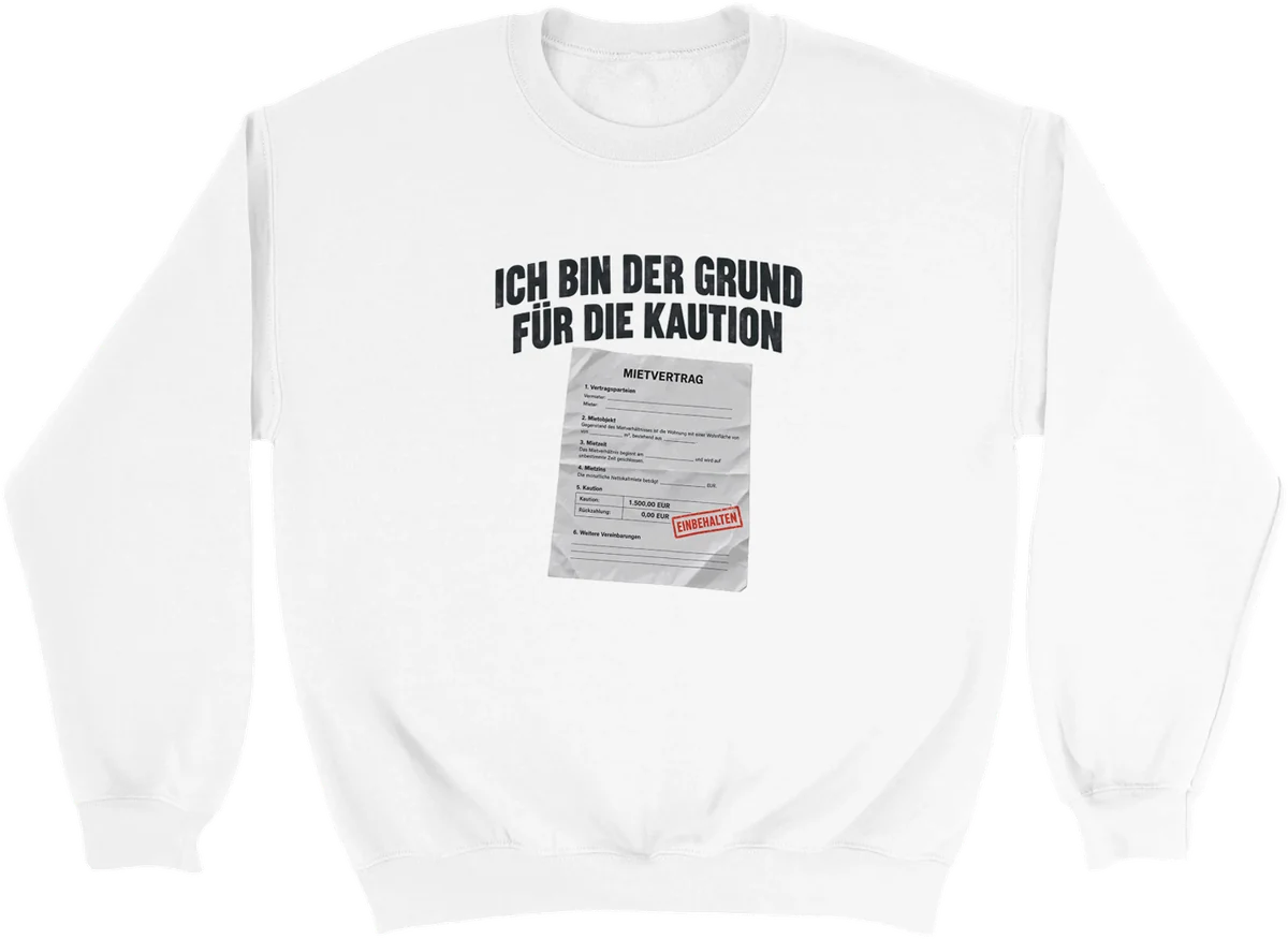 Grund für die Kaution – Weiß