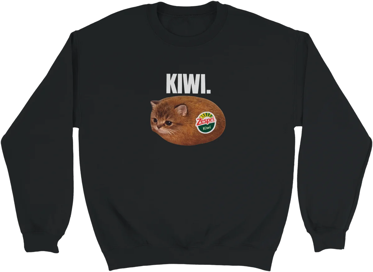 Kiwi-Katze – Schwarz
