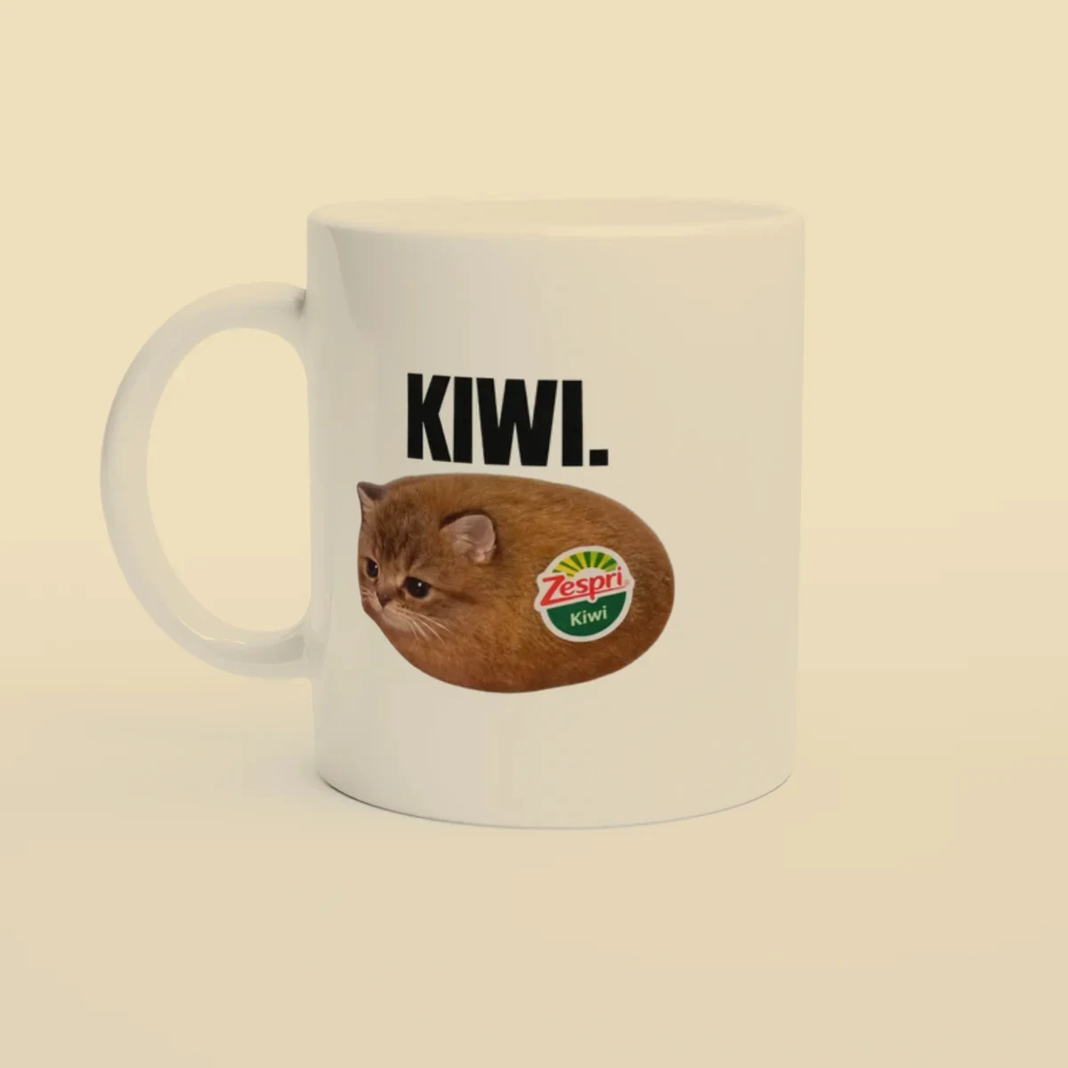 Kiwi-Katze – Weiß
