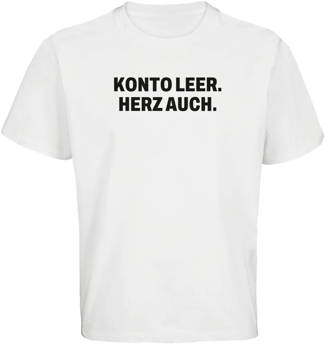 Konto leer – Weiß