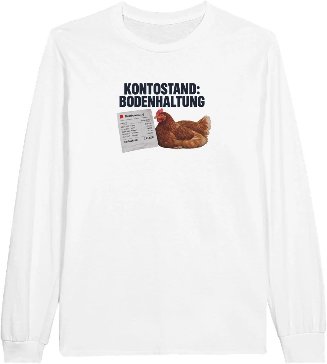 Kontostand: Bodenhaltung – Weiß