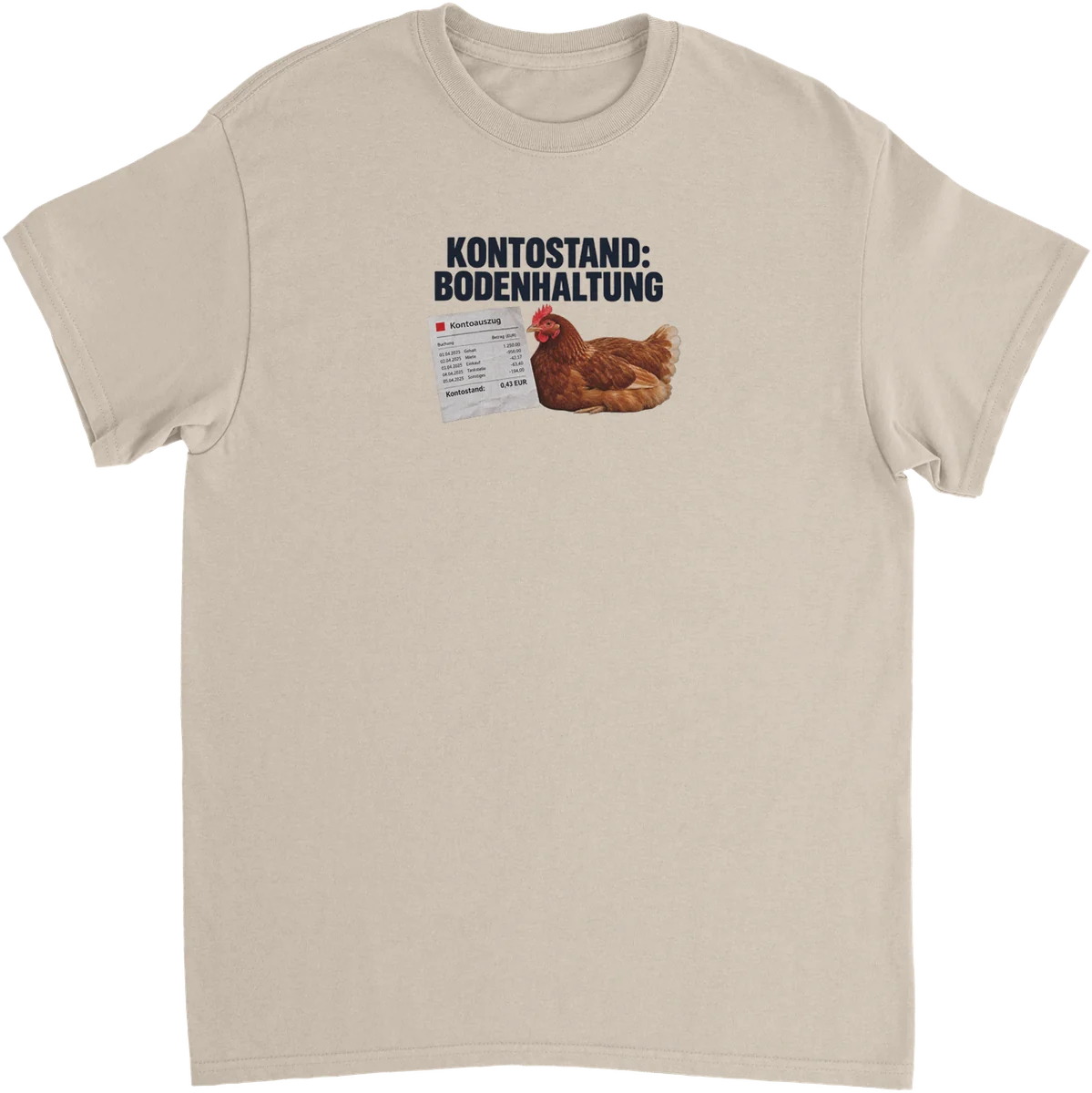 Kontostand: Bodenhaltung – Sand