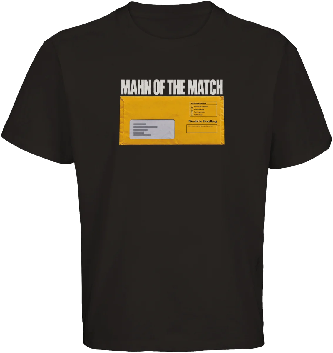 Mahn of the Match – Schwarz