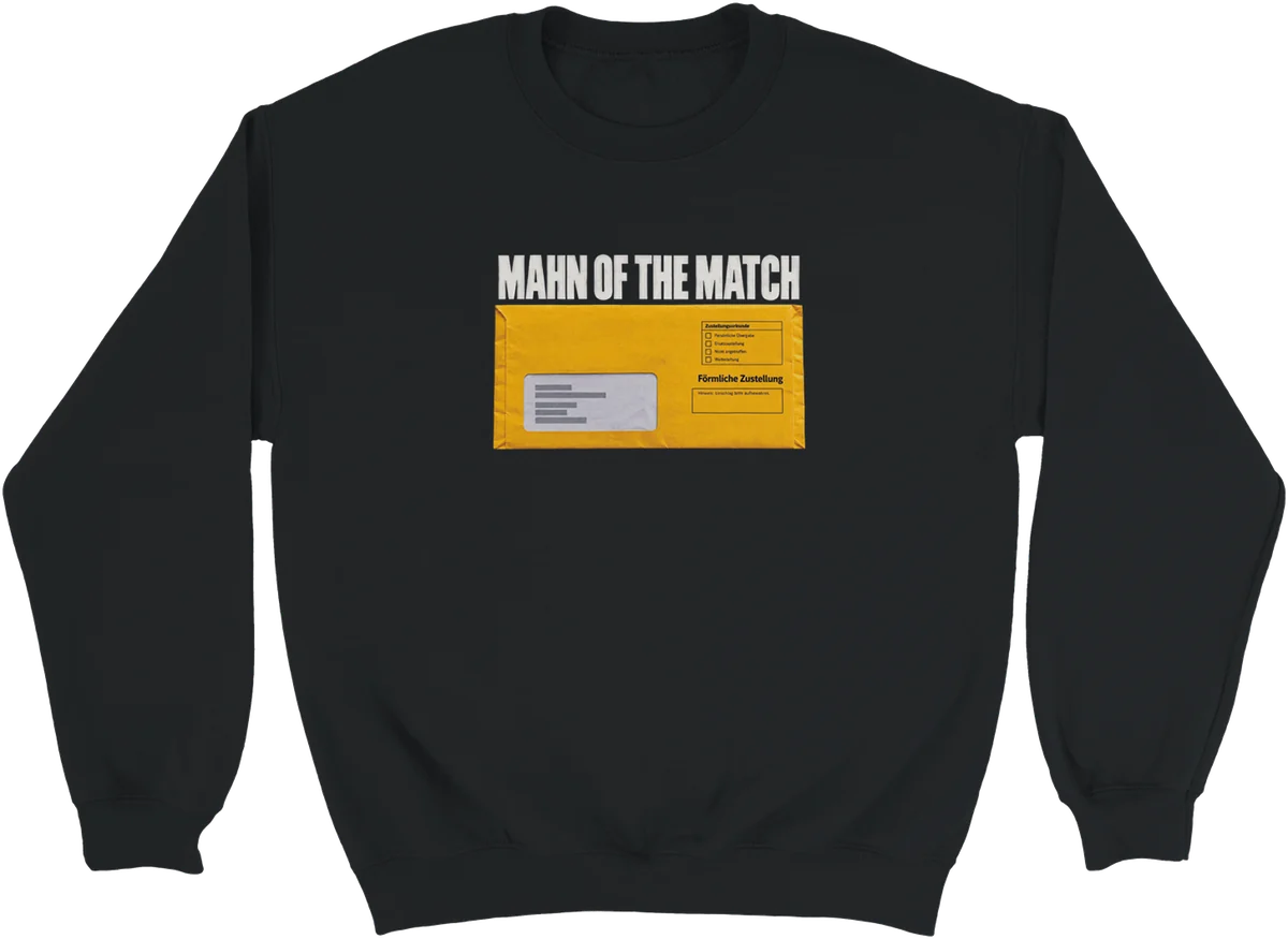 Mahn of the Match – Schwarz