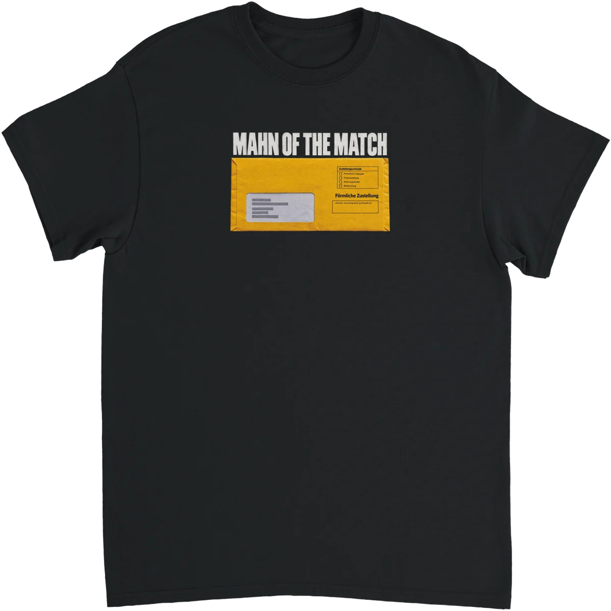 Mahn of the Match – Schwarz