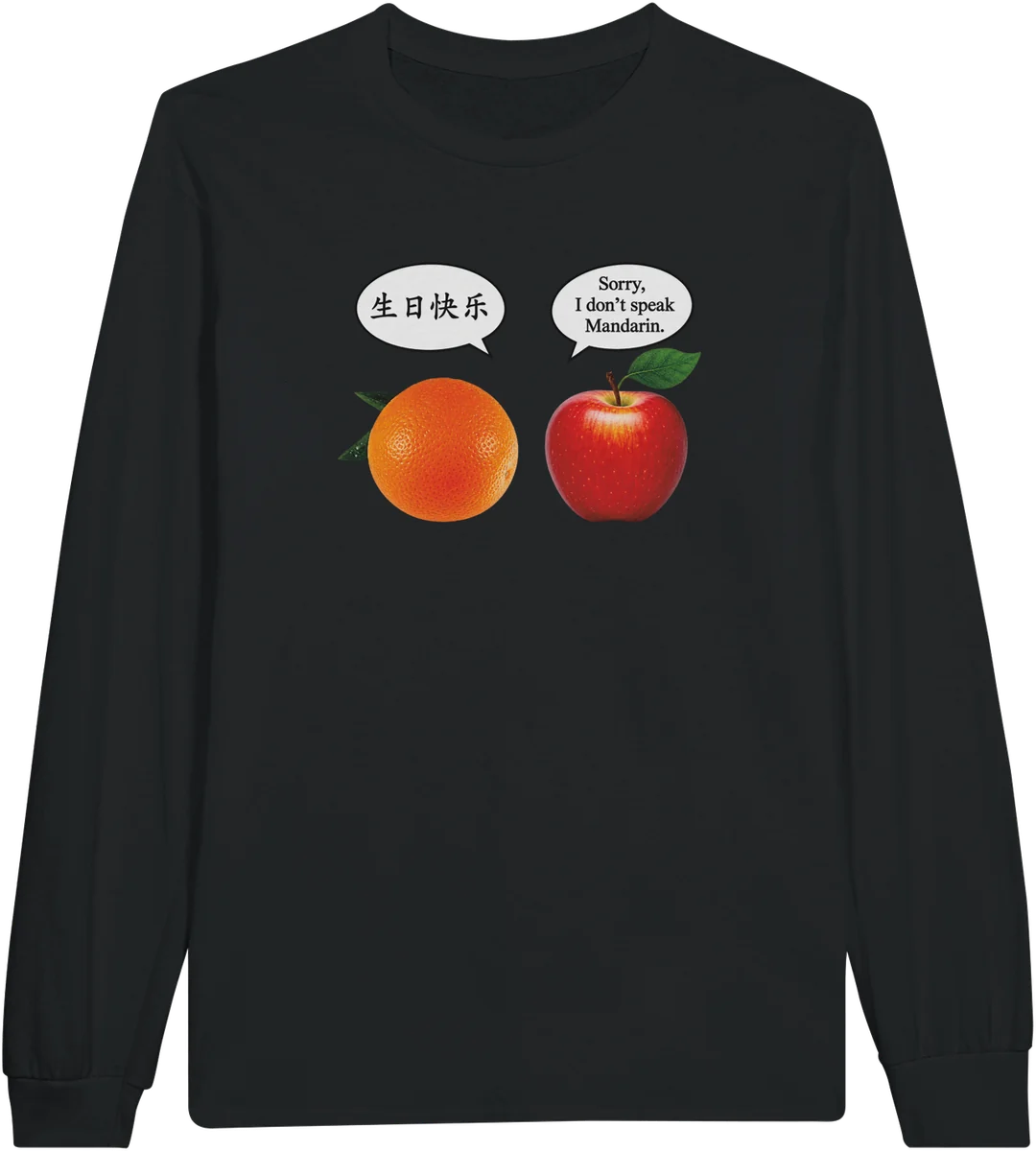 Sorry, I don't speak Mandarin – Schwarz