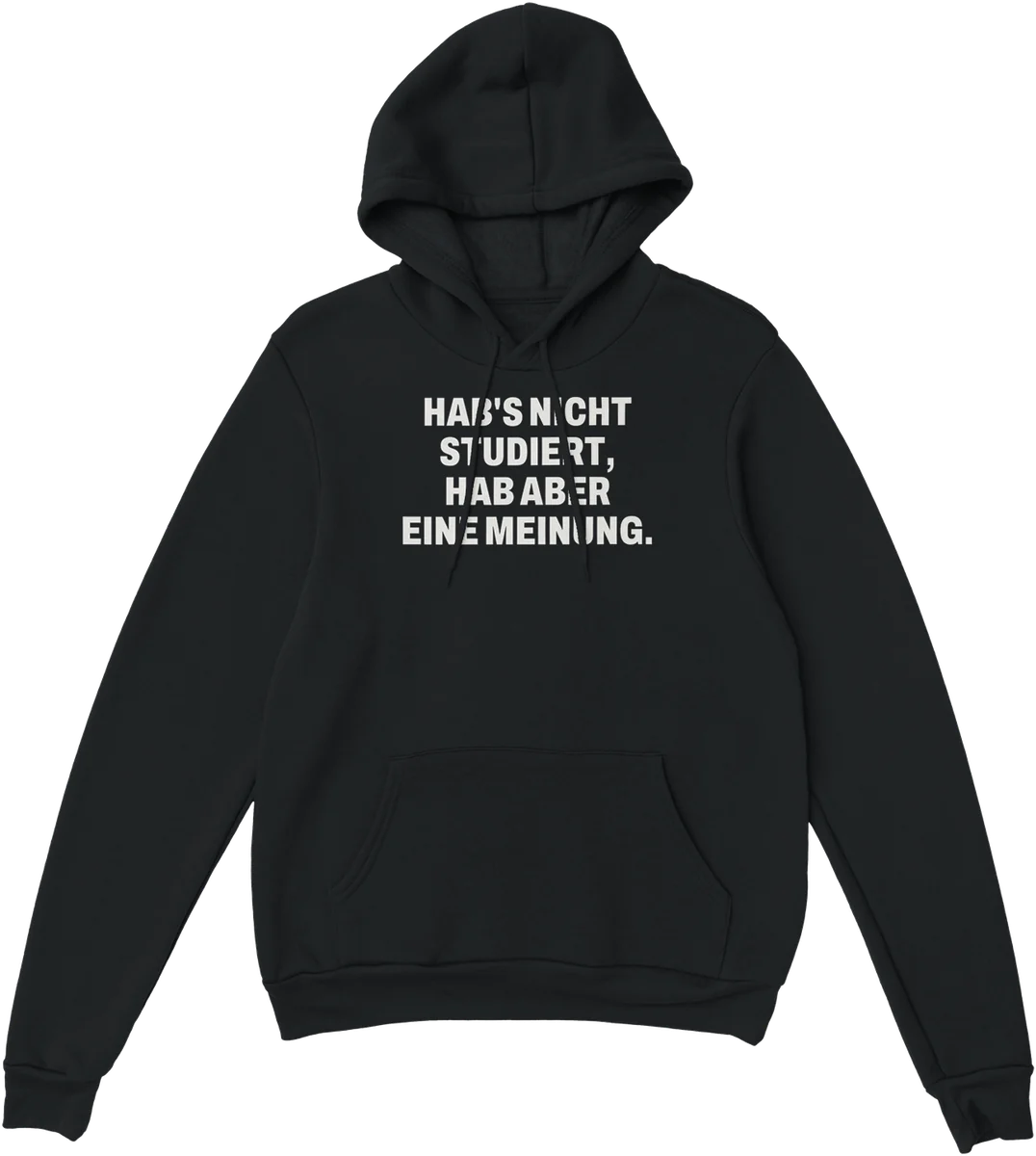 Hab eine Meinung – Schwarz