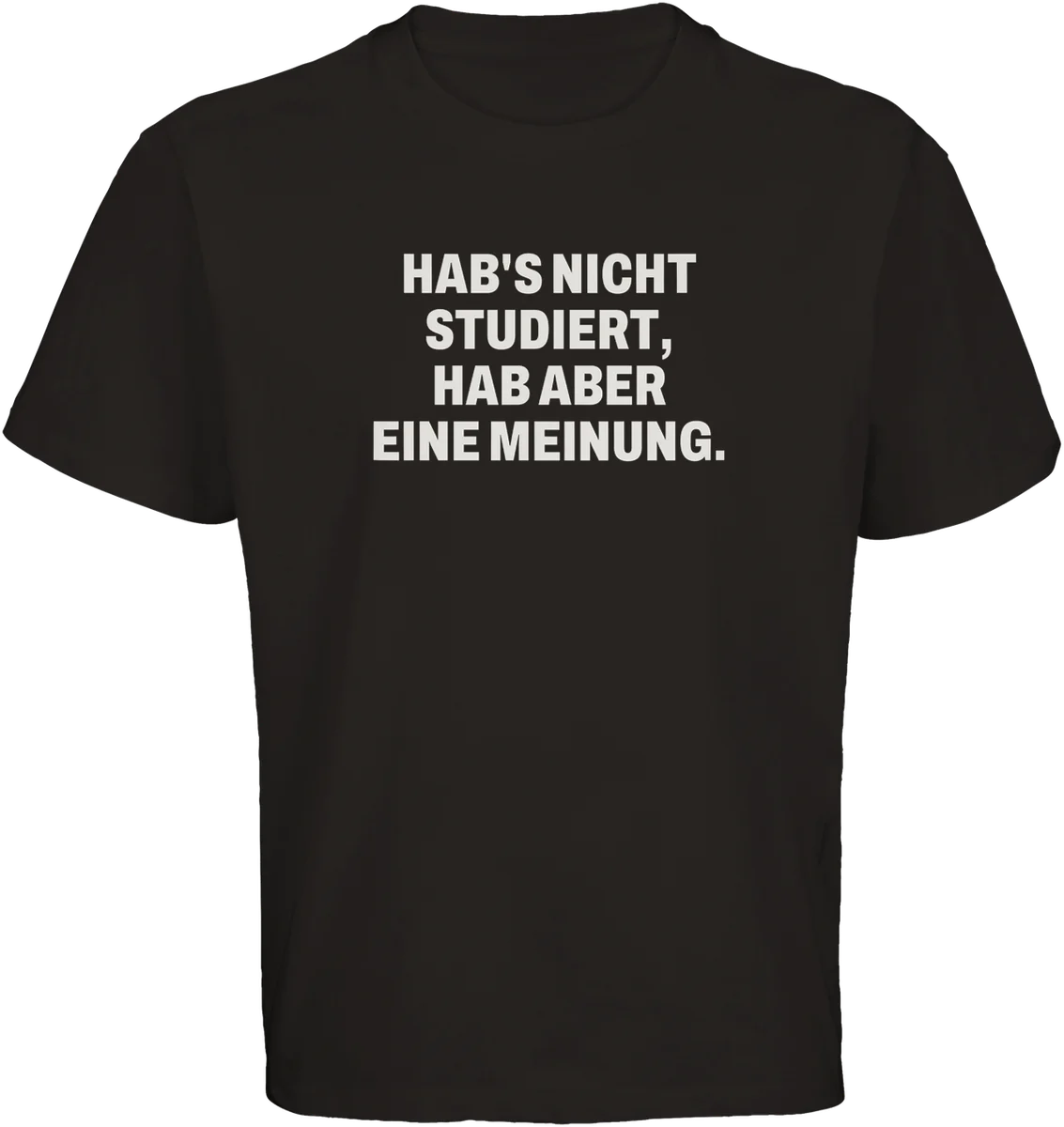 Hab eine Meinung – Schwarz