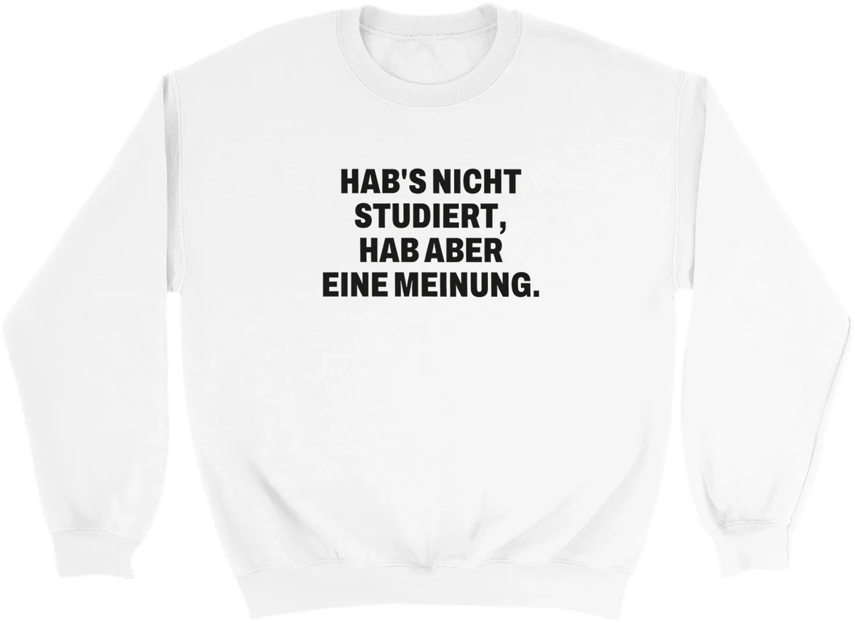 Hab eine Meinung – Weiß