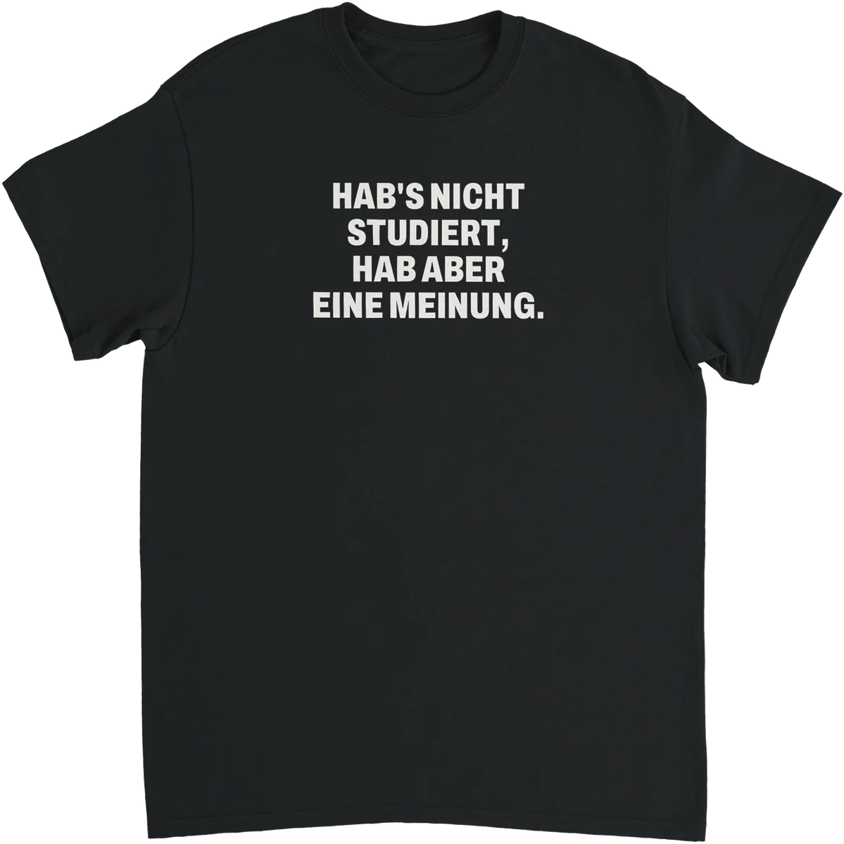Hab eine Meinung – Schwarz