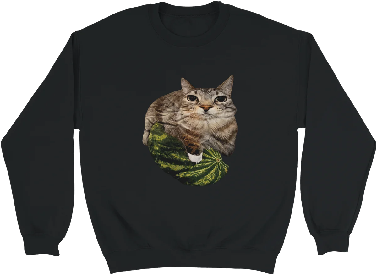 Melonen-Katze – Schwarz