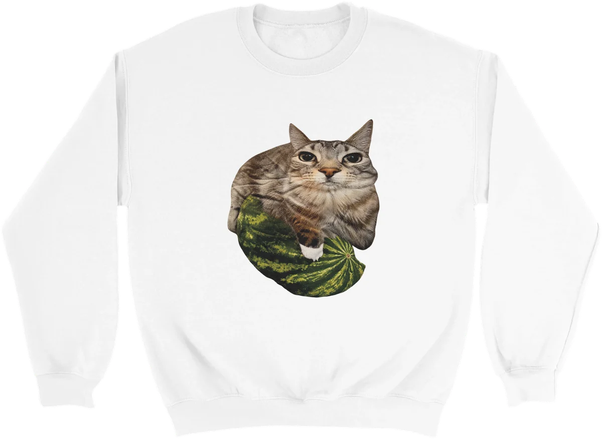 Melonen-Katze – Weiß