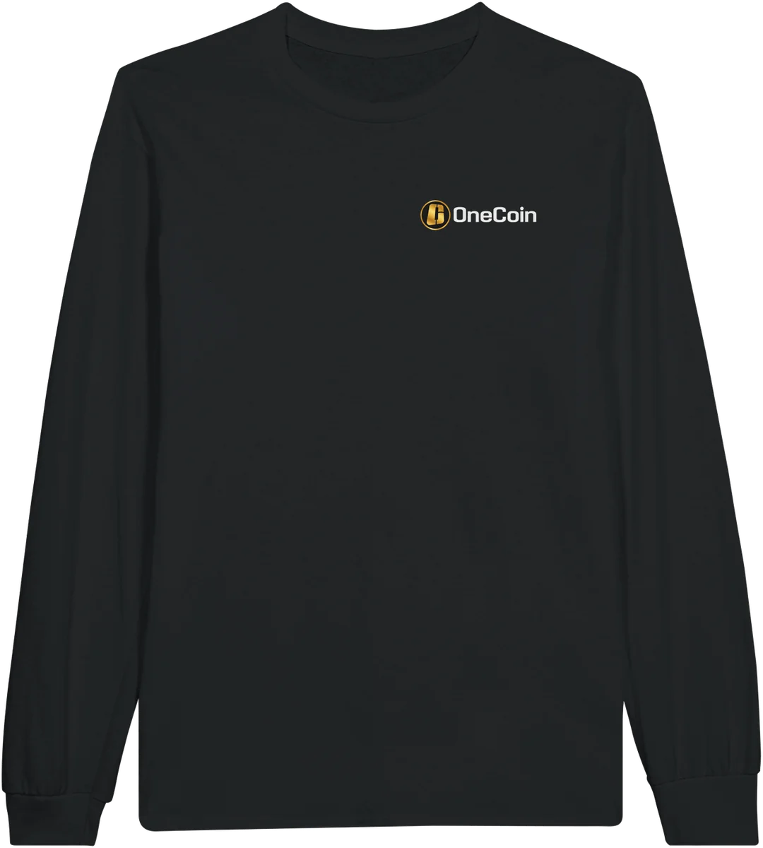 OneCoin – Rückenprint – Schwarz