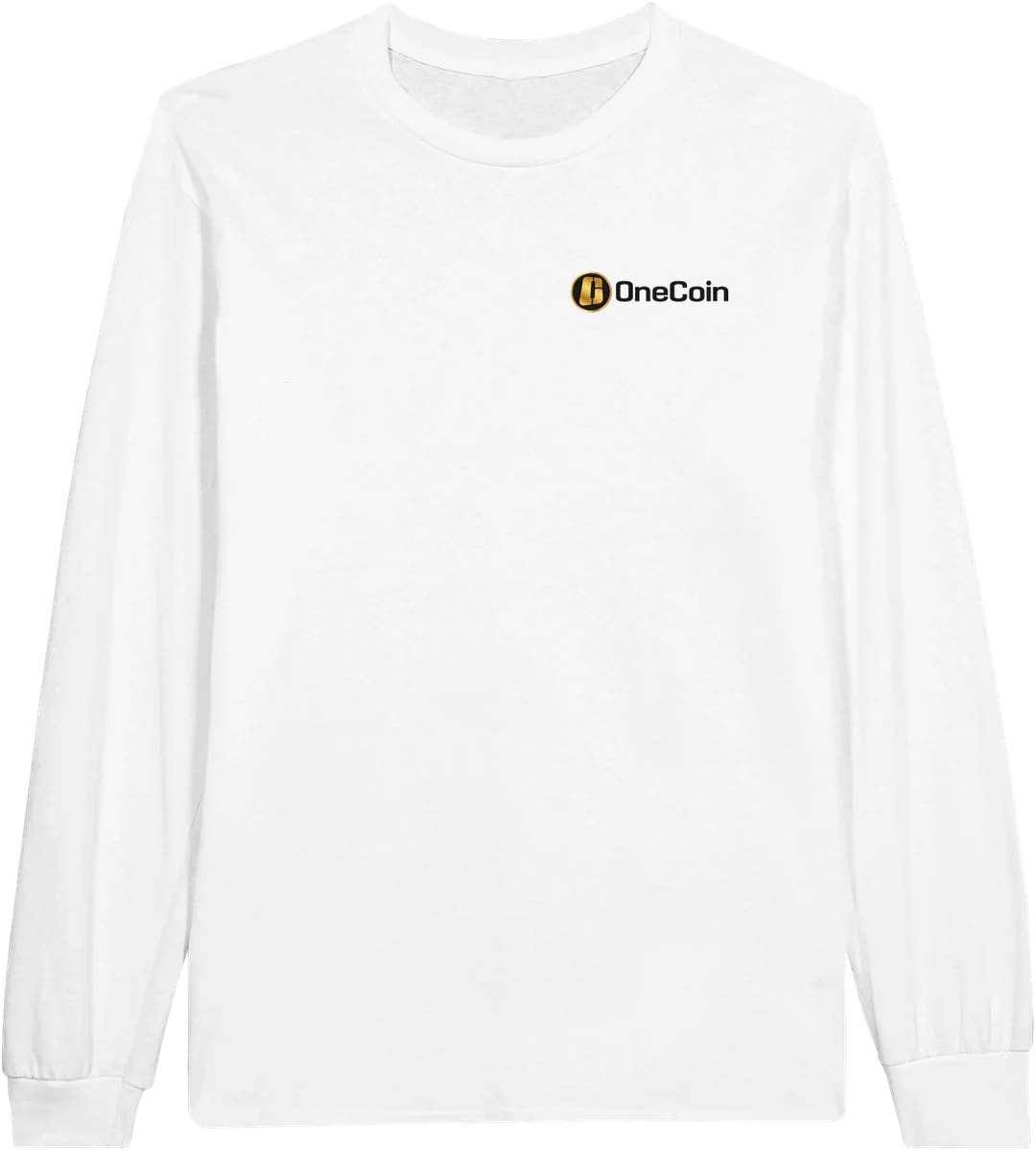 OneCoin – Rückenprint – Weiß