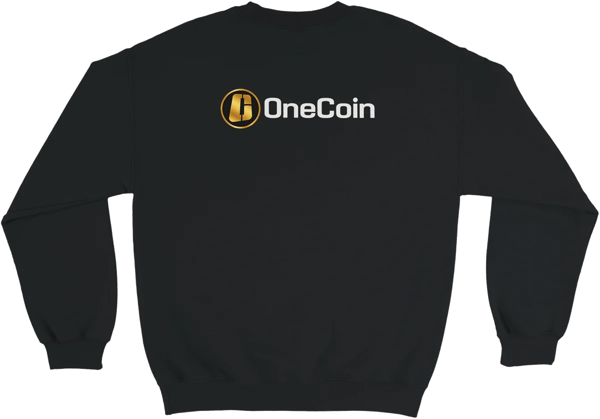 OneCoin – Rückenprint – Schwarz, Rückseite