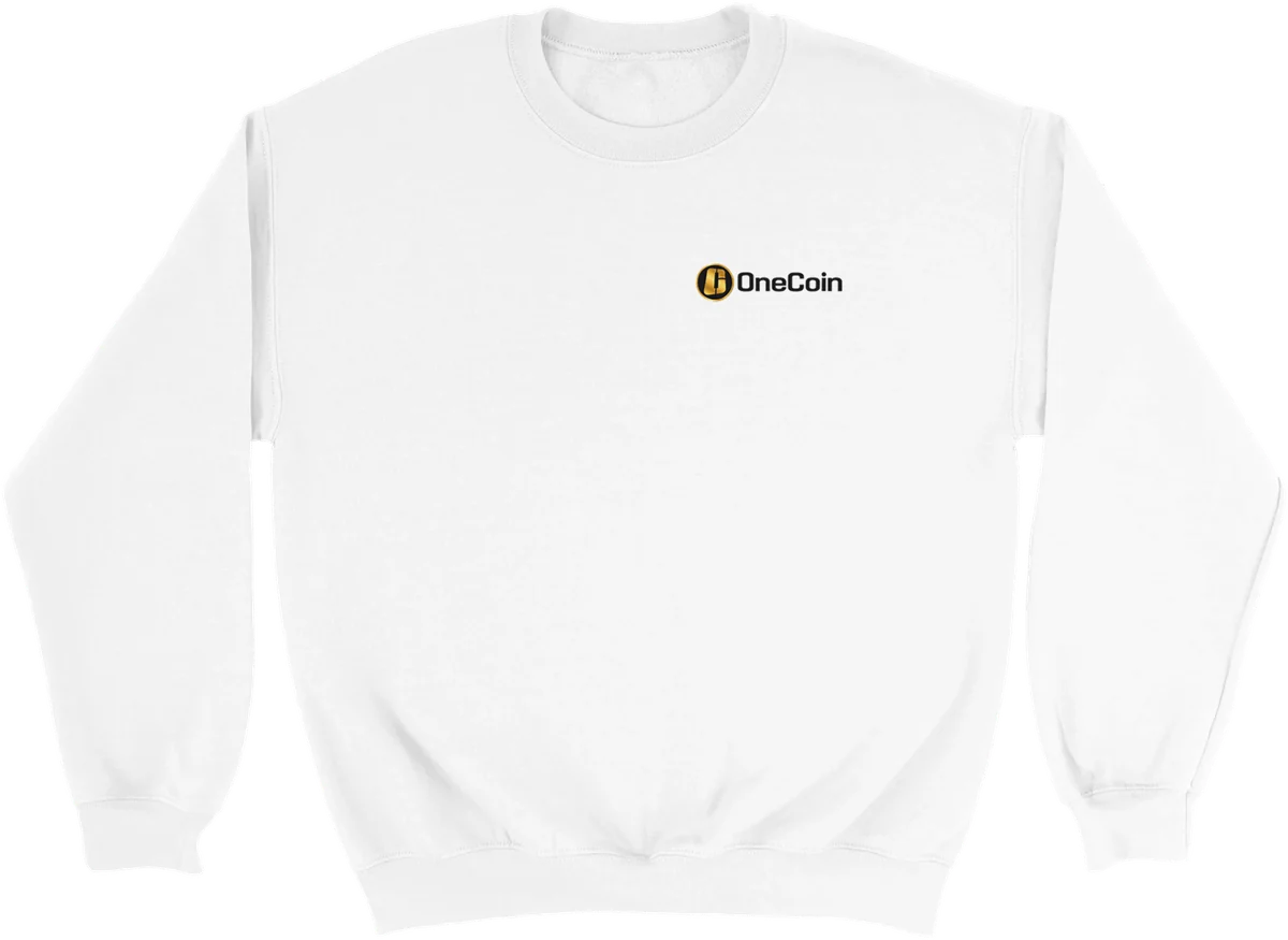 OneCoin – Rückenprint – Weiß