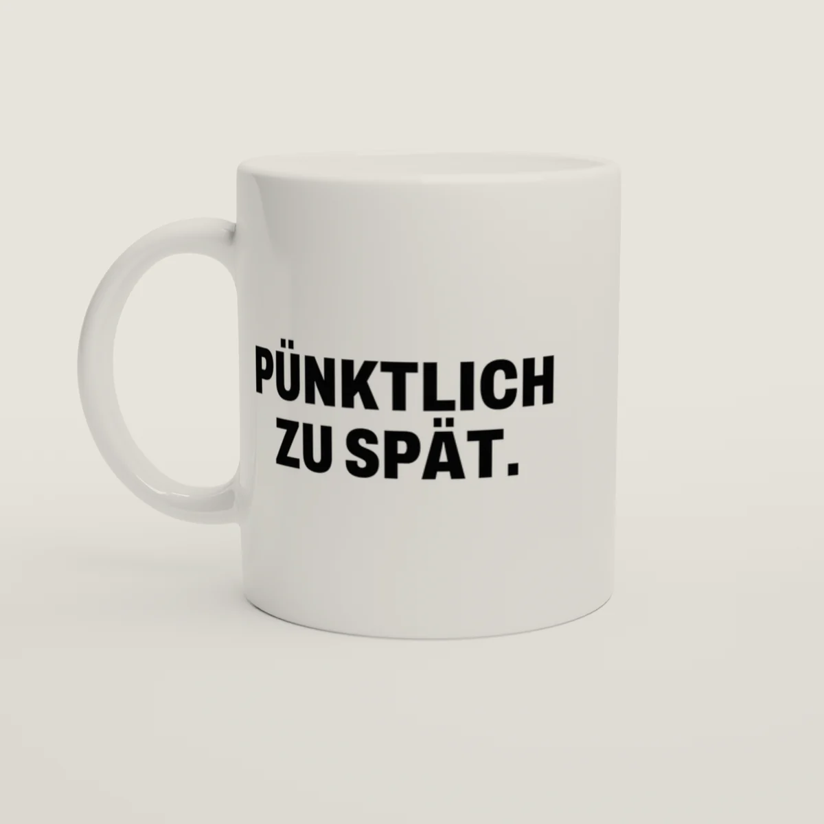 Pünktlich zu spät – Weiß